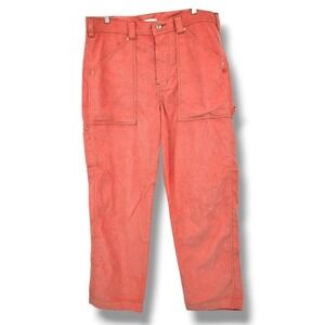 BDG Urban Outfitters‎ Womens Corduroy Carpenter Pants Coral Size 36